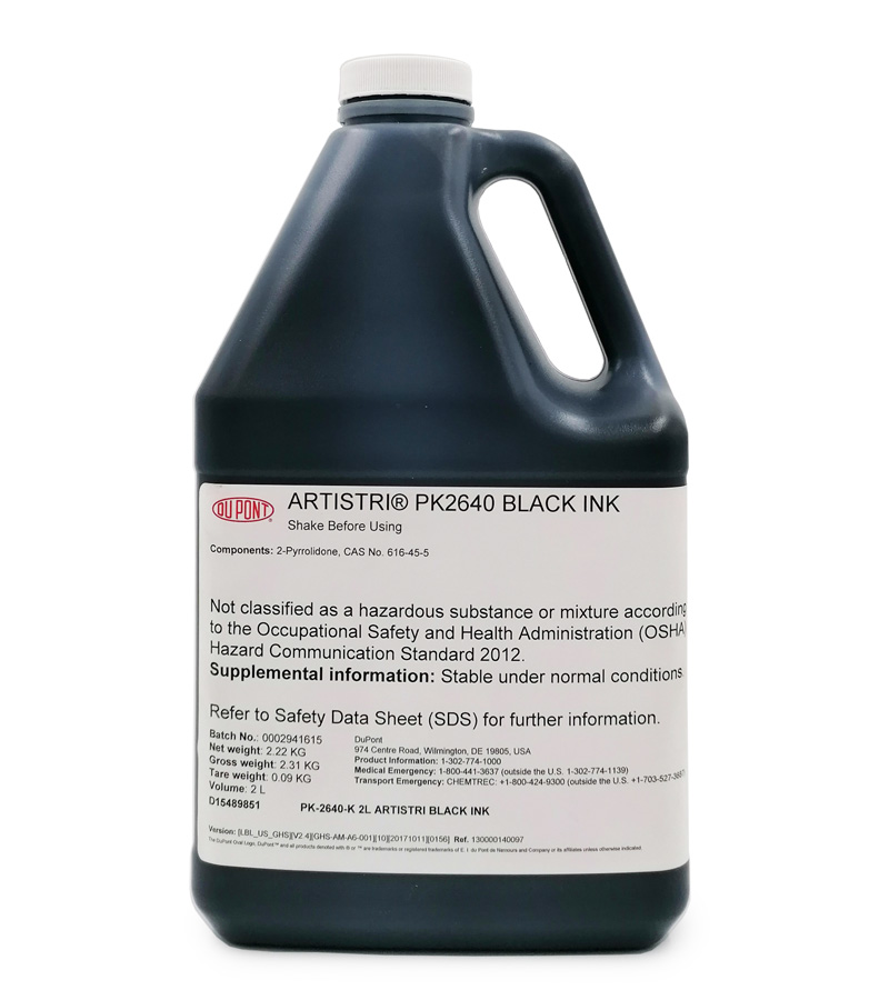 Чернила текстильные пигментные Dupont Artistri Xite PK2600