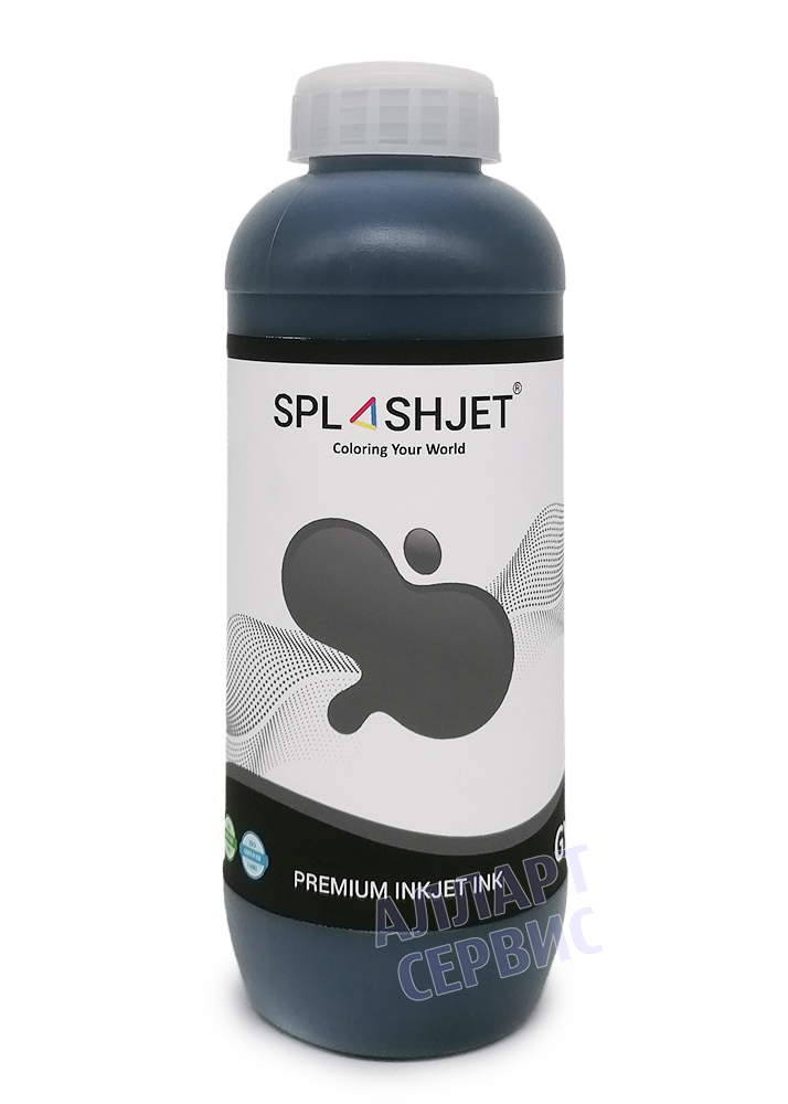 Чернила текстильные SPLASHJET EP-D Plus Grey (Серый), банка 1000мл, Индия