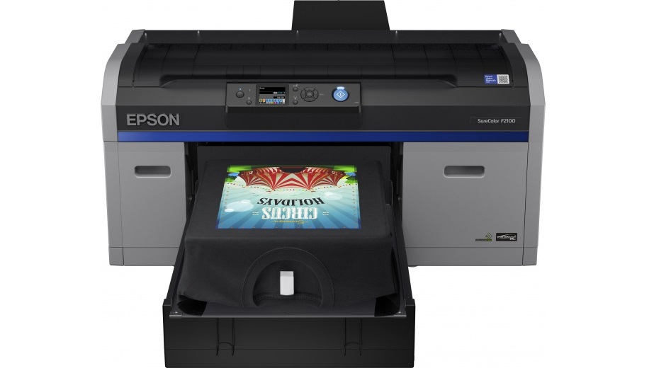 Принтер текстильный планшетный  EPSON SureColor SC-F2100 (5 цв), комплект столов, СНПЧ, БУ