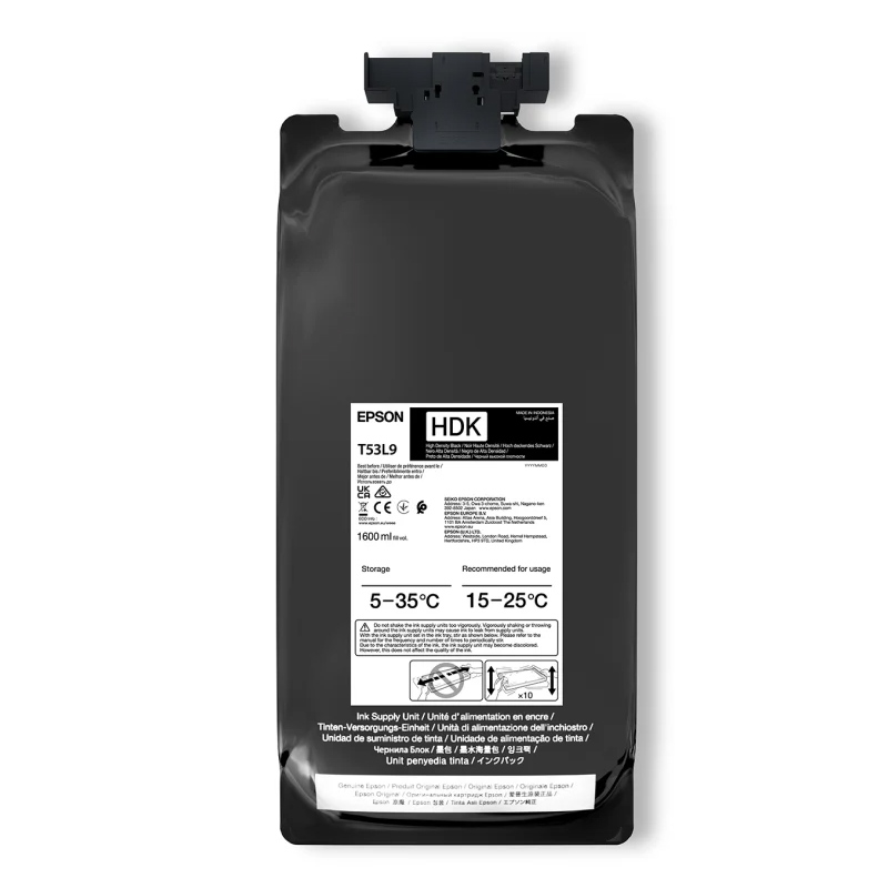 Чернила сублимационные EPSON для SC-F9580/9580H HDK (насыщенный черный), 1600 мл
