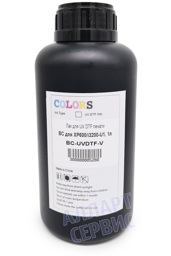 Лак UV DTF Colors BC для XP600/i3200-U1, Varnish, 1л