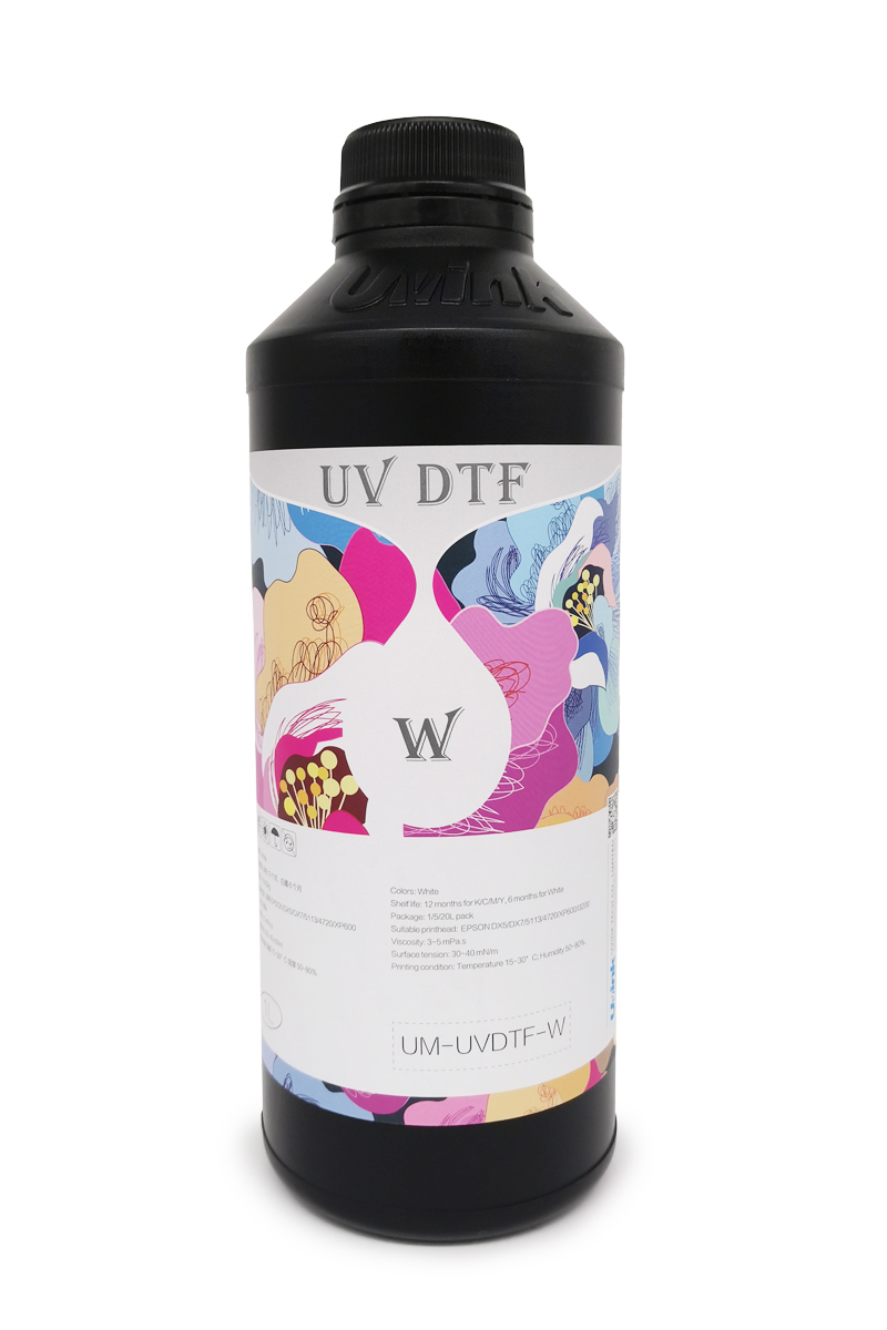 Чернила UV DTF UVINK HARD для DX5/4720/I3200/XP600 /F1080/I1600/TX800, 1000мл, White (Белый)