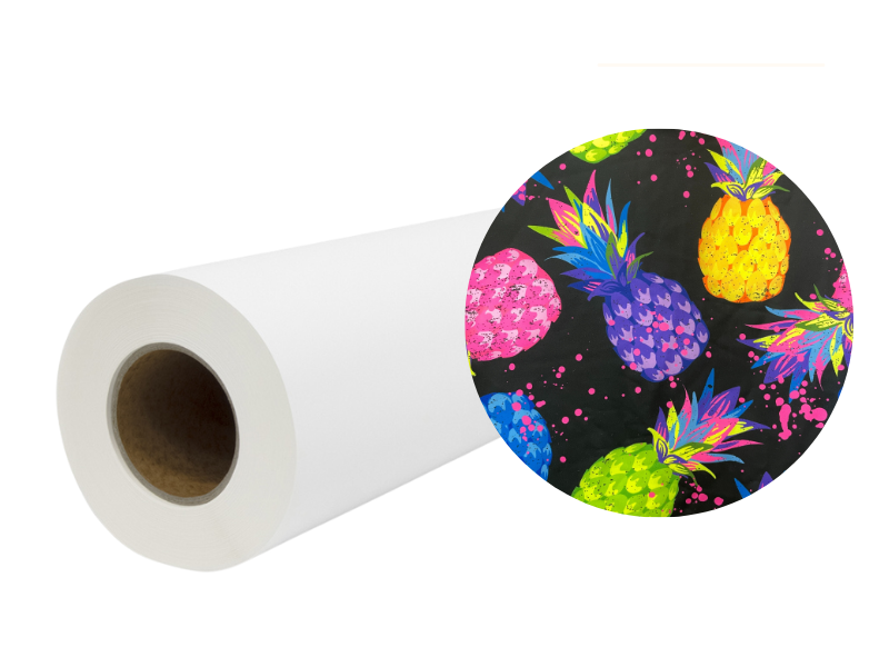 Бумага COLORS WTC сублимационная 100 г/м2, 500мм х 100 м, 3 дюйма (Корея)