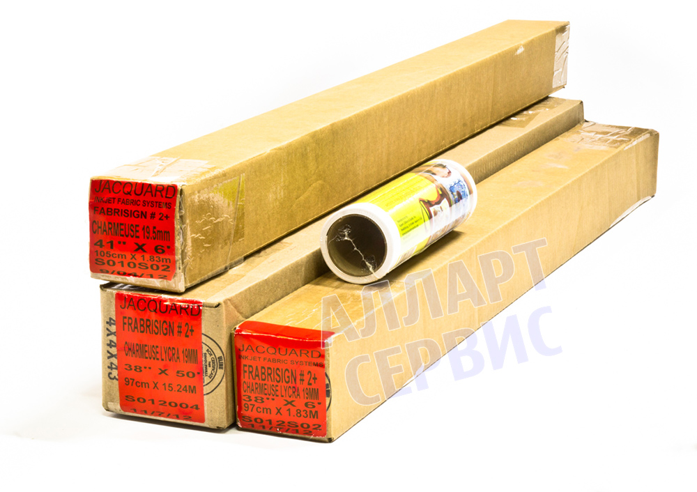 Ткань на бумажной основе DOUBLE POLYESTER GEORGETTE (100% полиэстер, Шир*дл.1118мм*15,25м) для печати или росписи сублимационными или акриловыми чернилами