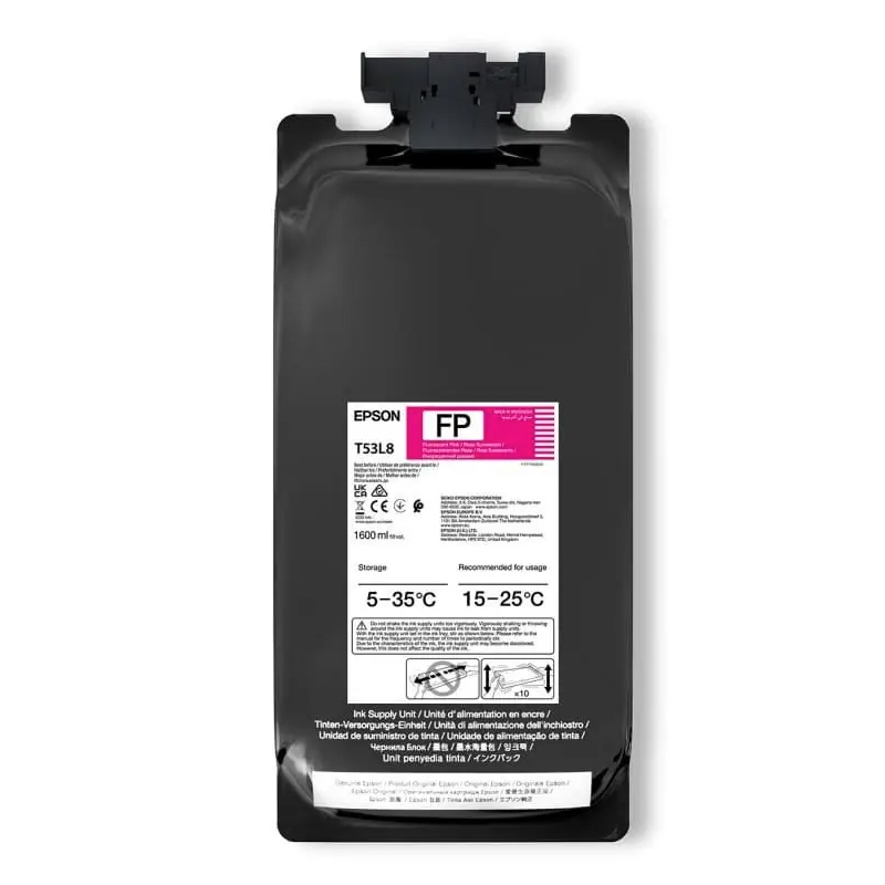 Чернила сублимационные EPSON для SC-F9580H FP (Flourescent Pink), 1600 мл