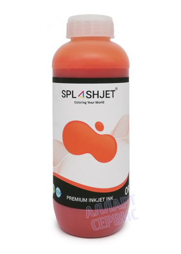 Чернила текстильные SPLASHJET EP-D Plus Orange (Оранжевый), банка 1000мл, Индия