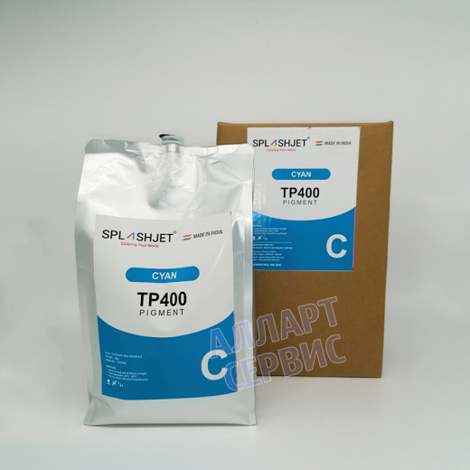 Чернила текстильные SPLASHJET PS для Mimaki TX300, Cyan (Голубой), пакет 2000мл с чипом, Индия