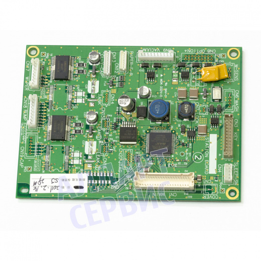Плата управления Y осью(каретка, датчики, панель, помпа) (I/O board) Colors SC1645(кит. Mimaki) (ори