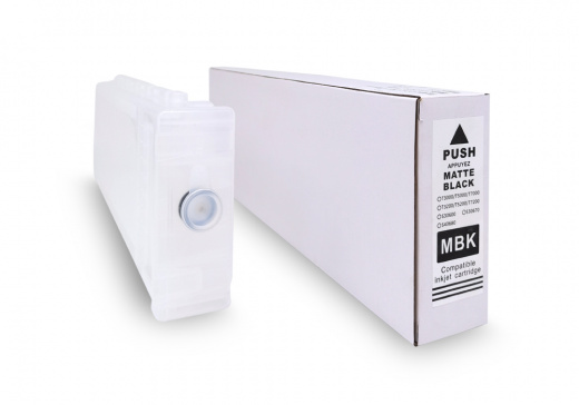 Перезаправляемый картридж (ПЗК)  для Epson SureColor SC-T3000/5000/7000/3200/5200/7200 и F2000/F2100, Matte Black, с пакетом, без чипа, 700 мл