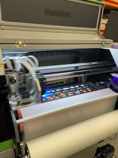 Комплекс для UV DTF Gold печати AJ-600EX/75, принтер 60 см/ламинатор 75 см, i1600*4шт, РИП, ВВЭ