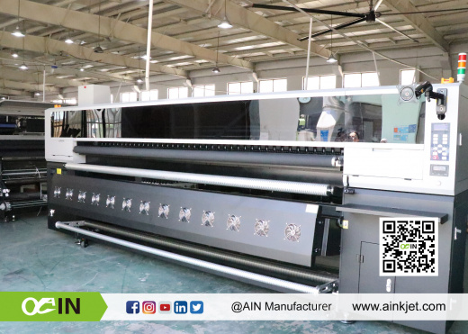 Принтер сублимационный AinkJet AJ-3208TX Pro, 320 см, I3200 8 шт, РИП, Ввод в эксплуатацию
