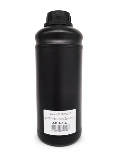 Чернила UV LED (УФ) AinkJet Soft для i3200-U1/ i1600-U1,1000 мл, Cyan (Голубой)