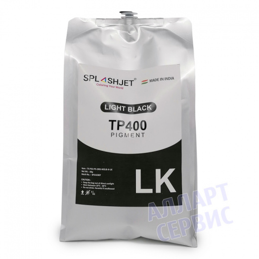 Чернила текстильные SPLASHJET PS для Mimaki TX300, Light Black (Светло-черный), пакет 2000мл с чипом, Индия