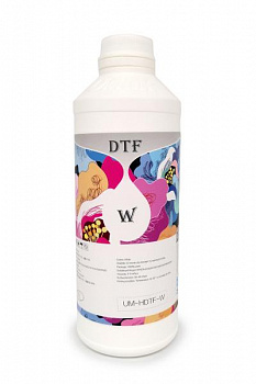 Чернила текстильные UVINK для DTF печати, White (Белый), 1л
