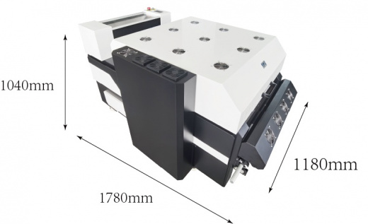 Комплекс для DTF печати на ткани AinkJet AJ-603 FLUO, принтер 60см/сушка 60см, i3200*3шт